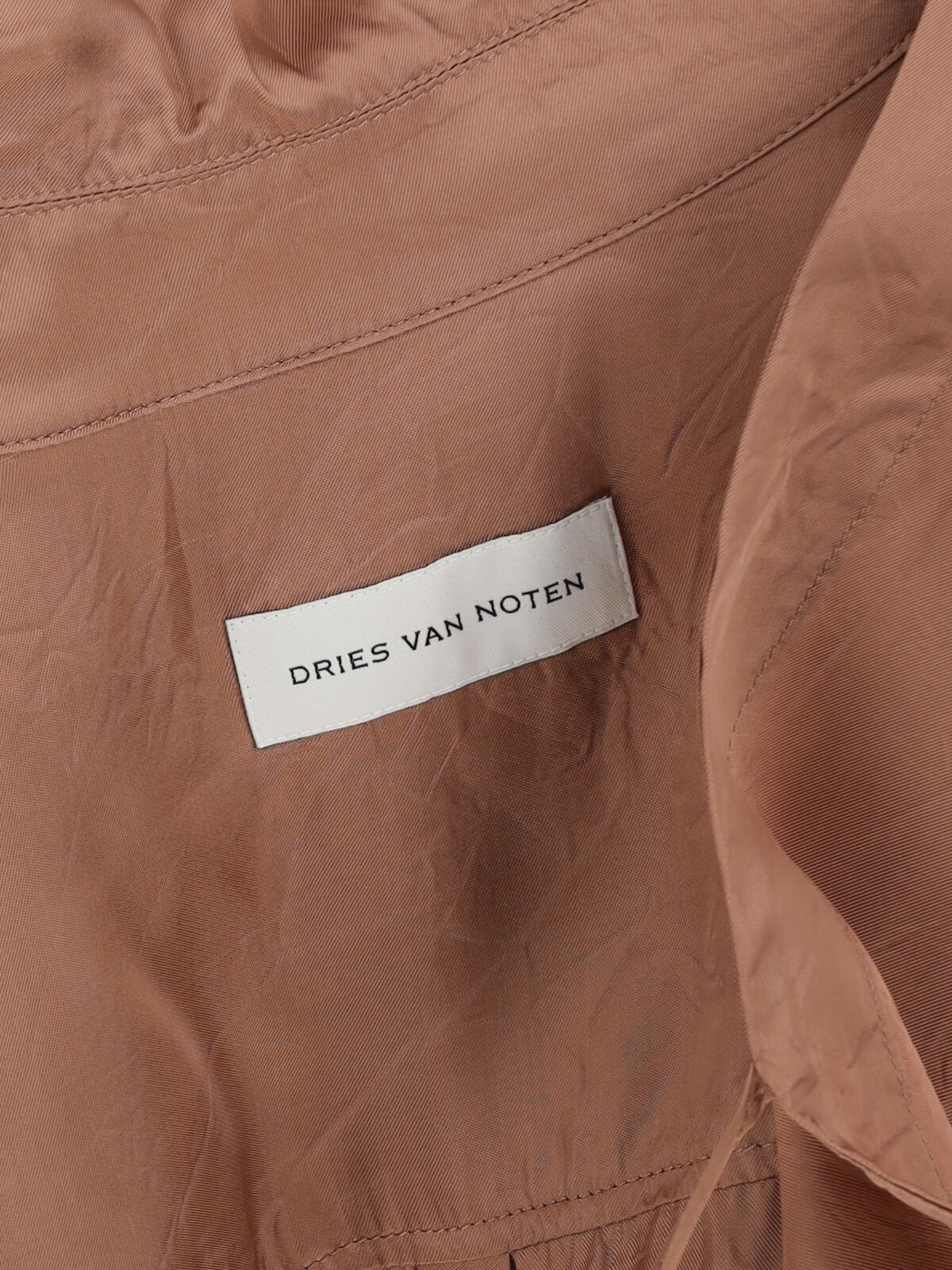 Dries Van Noten Asymmetrical Shirt In Brown