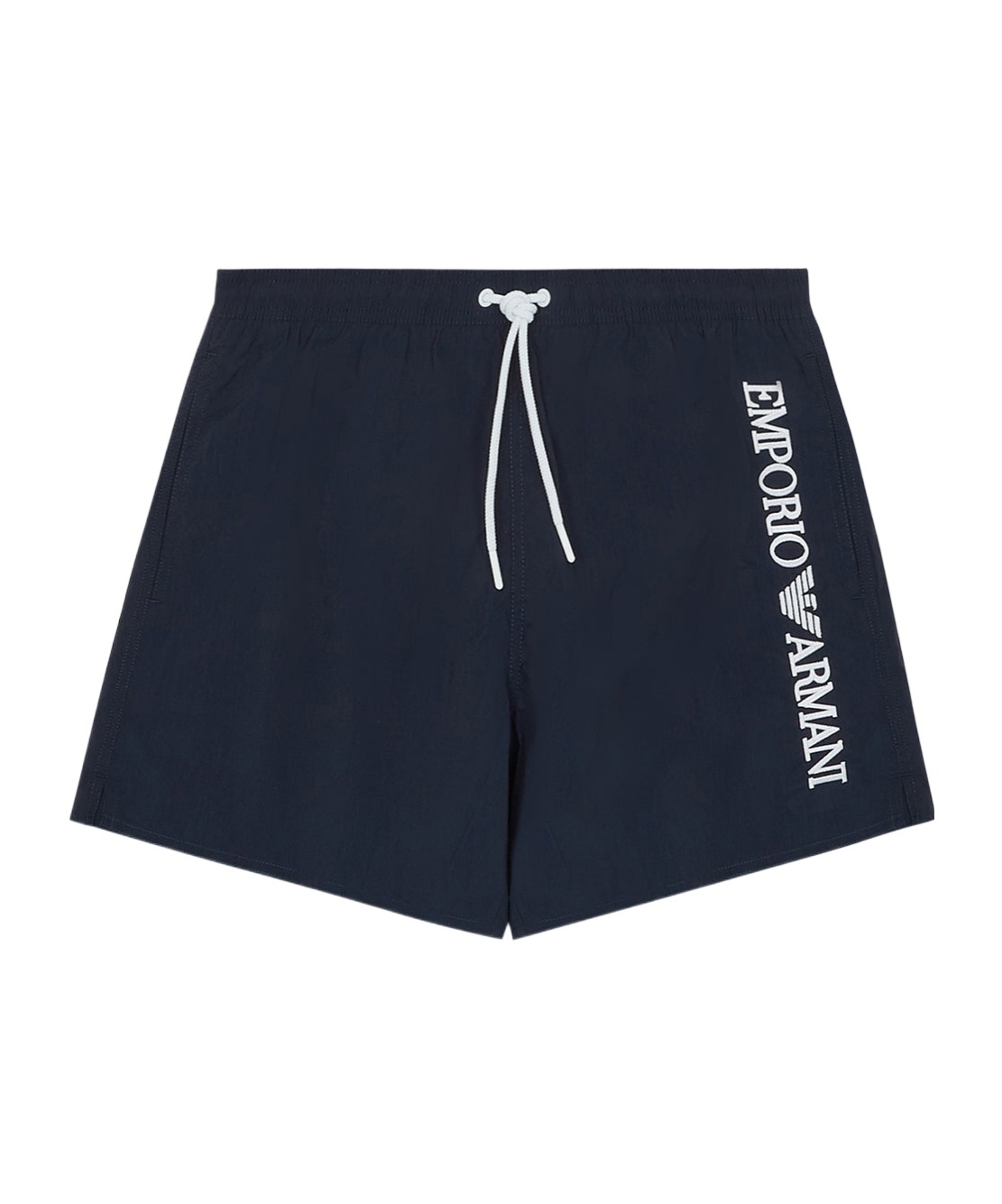 EMPORIO ARMANI LOGO-EMBROIDERED SWIM SHORTS 