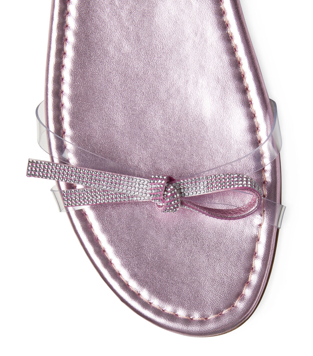 Stuart Weitzman Bow-detail Embellished Sandals In Pink