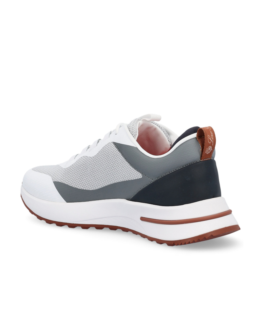 Loro Piana Weekend Walk Performance Mesh Low-top Sneakers In White