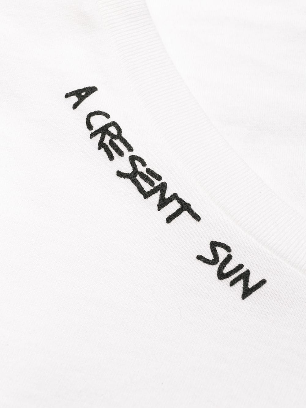 Saint Laurent Letter Logo T-shirt In White