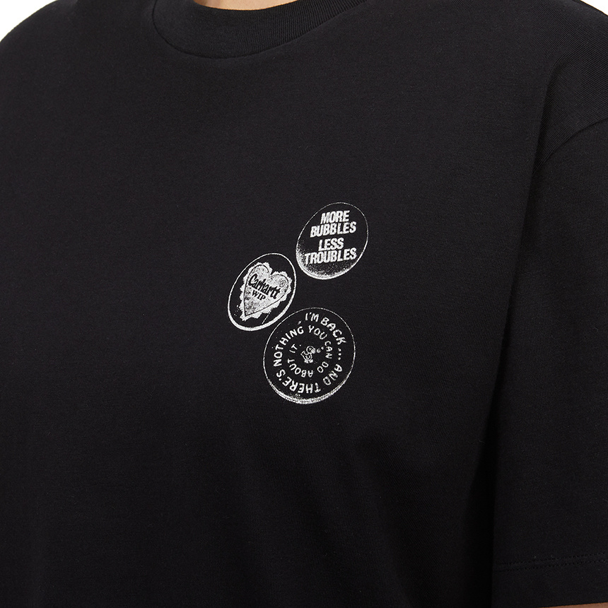 Carhartt Short-sleeved T-shirt In Black