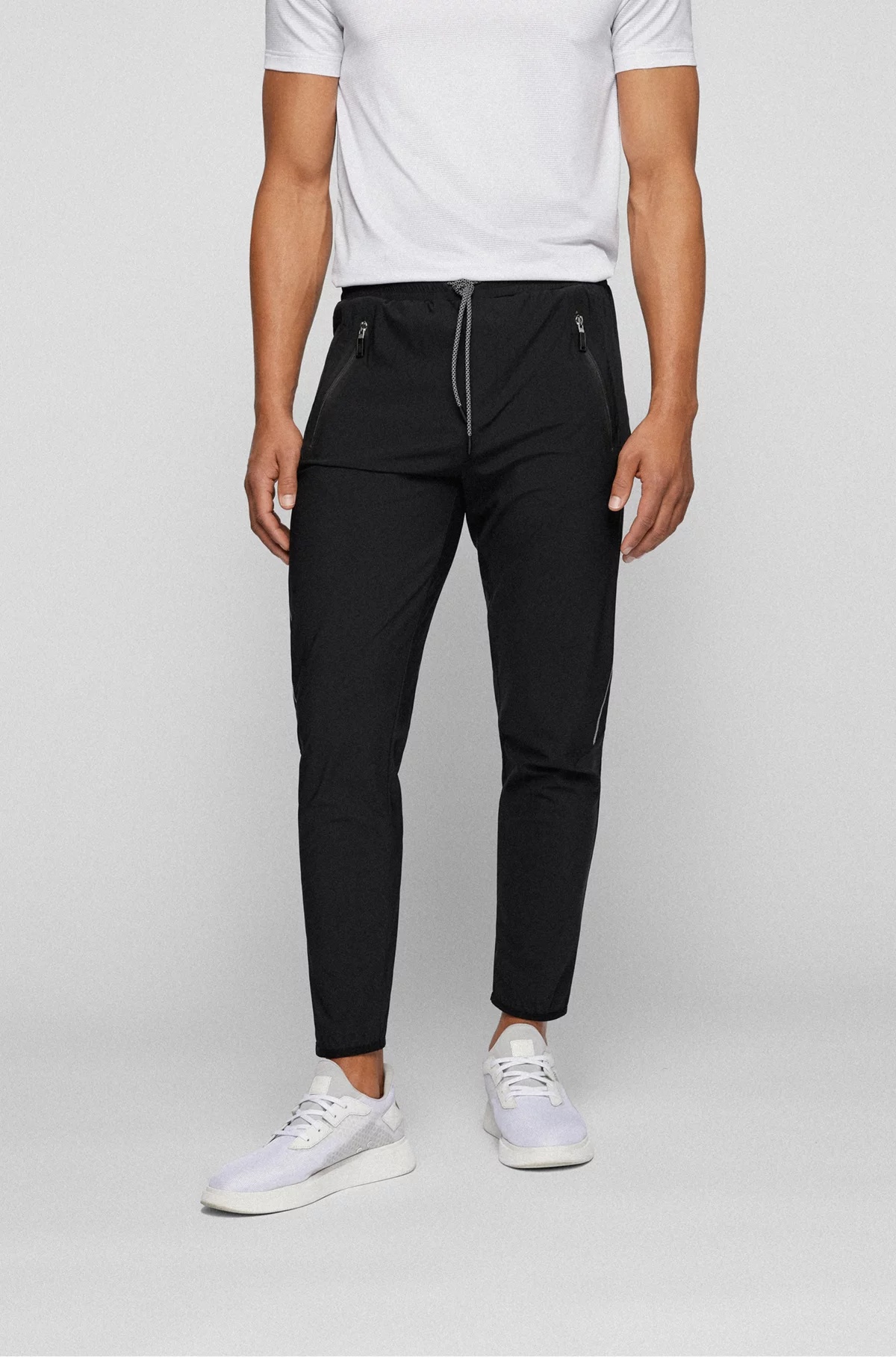 Shop Hugo Boss Logo Sweatpants In Black