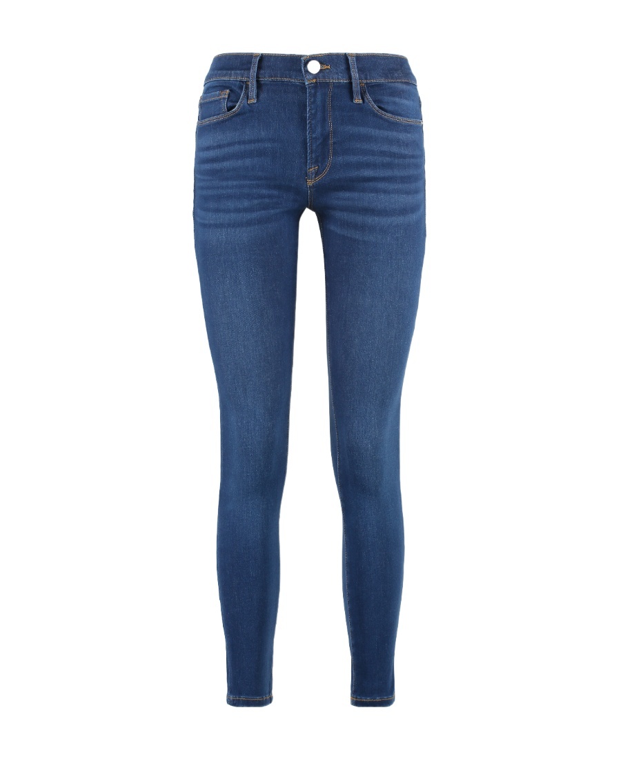 FRAME FRAME MID-RISE SKINNY JEANS 