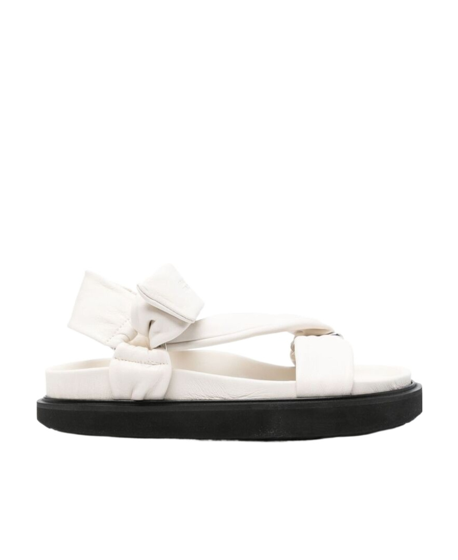 Isabel Marant Woman Sandals White Size 7 Leather In White