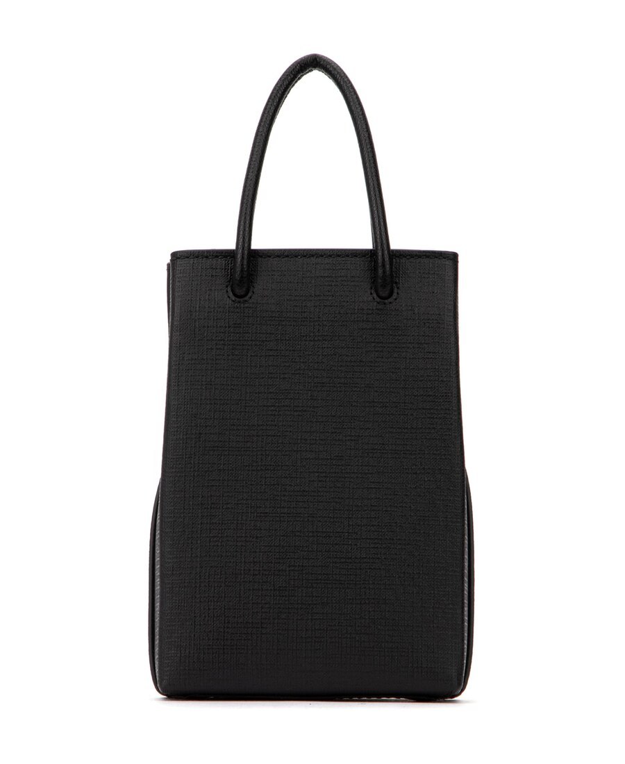 Balenciaga Shopping Phone Holder Bag In Black