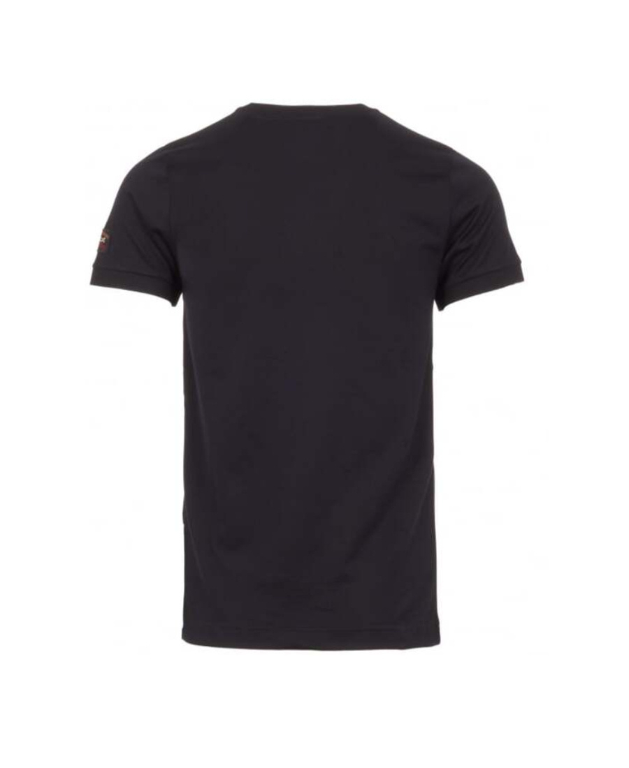 Shop Paul & Shark Round-necked T-shirt In Black