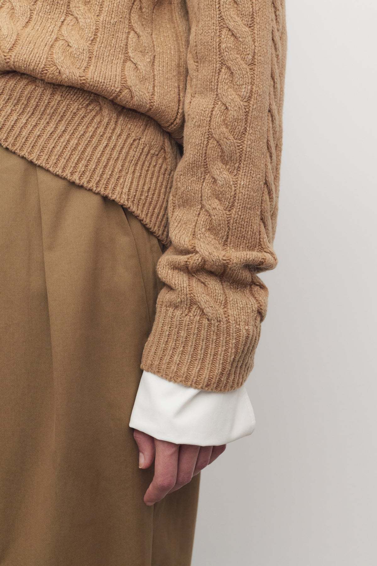 The Row Long-sleeved Cardigan In Brown