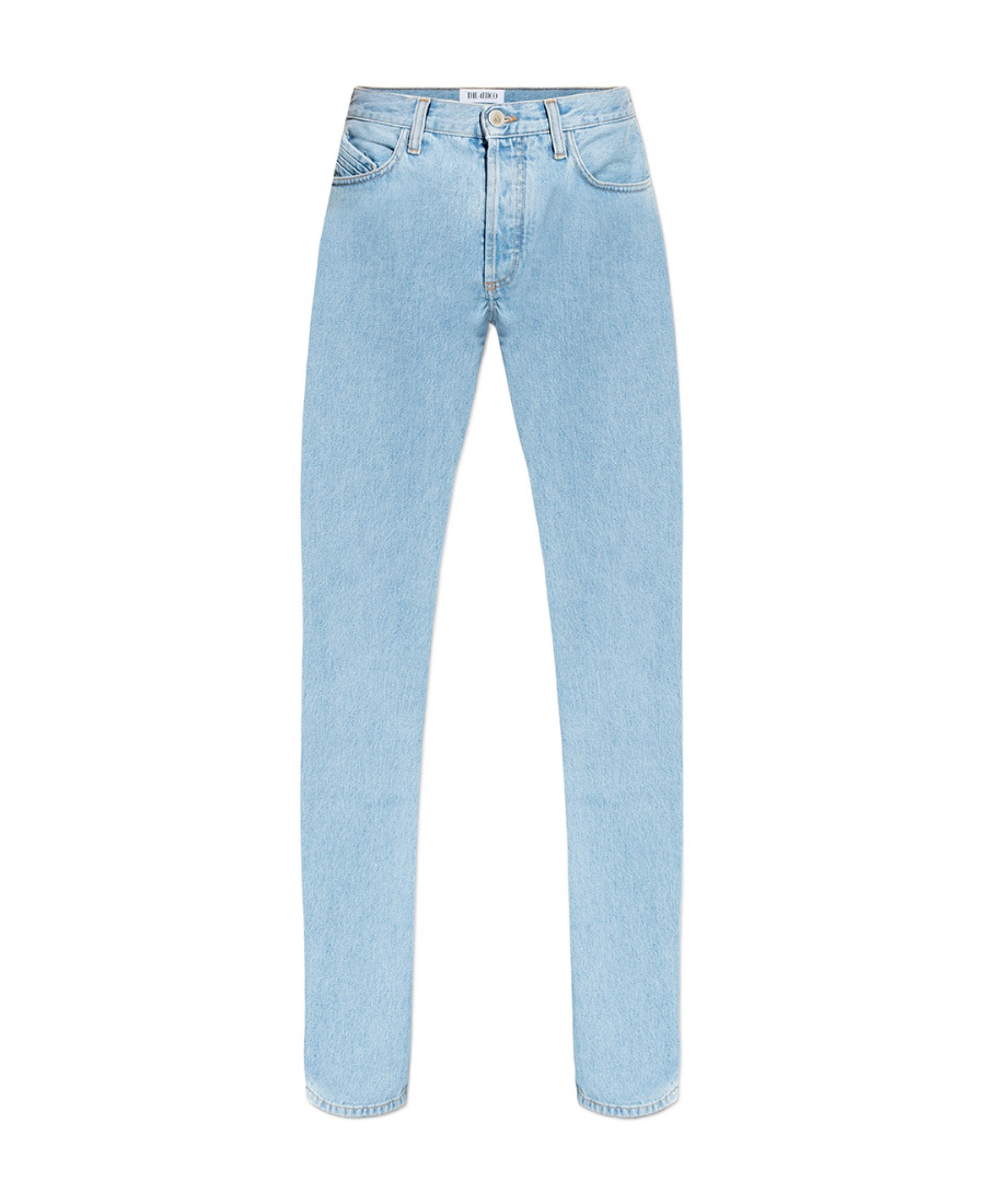 Attico Straight-leg Boyfriend Jeans In Blue