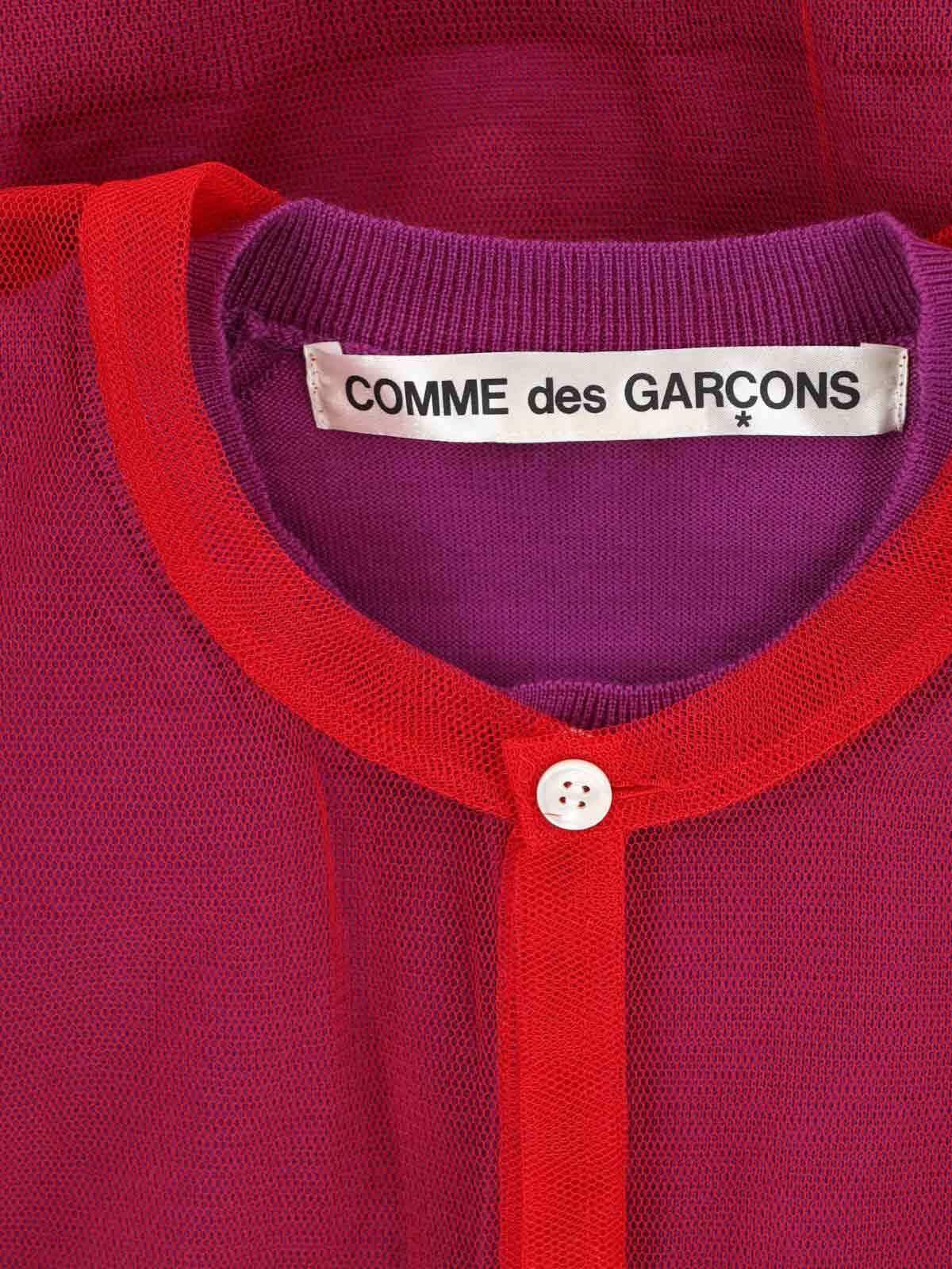COMME DES GARÇONS DOUBLE LAYER CARDIGAN 