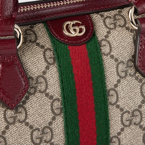 Gucci Ophidia Mini Boston Bag In Multi