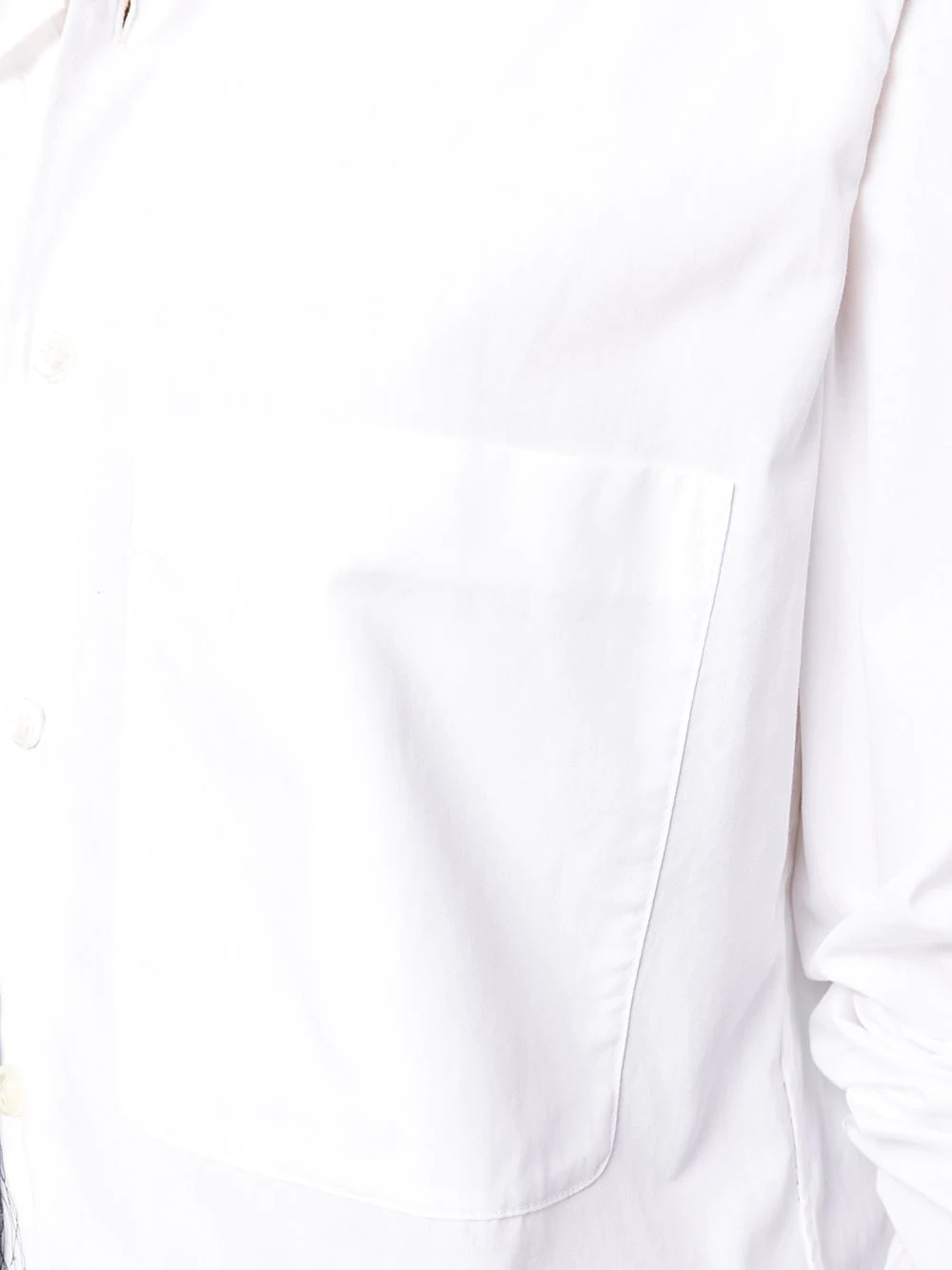 Ann Demeulemeester Alla Cotton Poplin Shirt In White