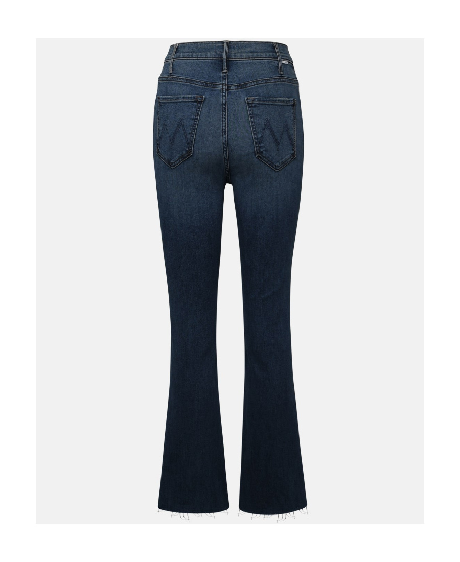 Shop Mother The Hustler Flared Jeans In Black