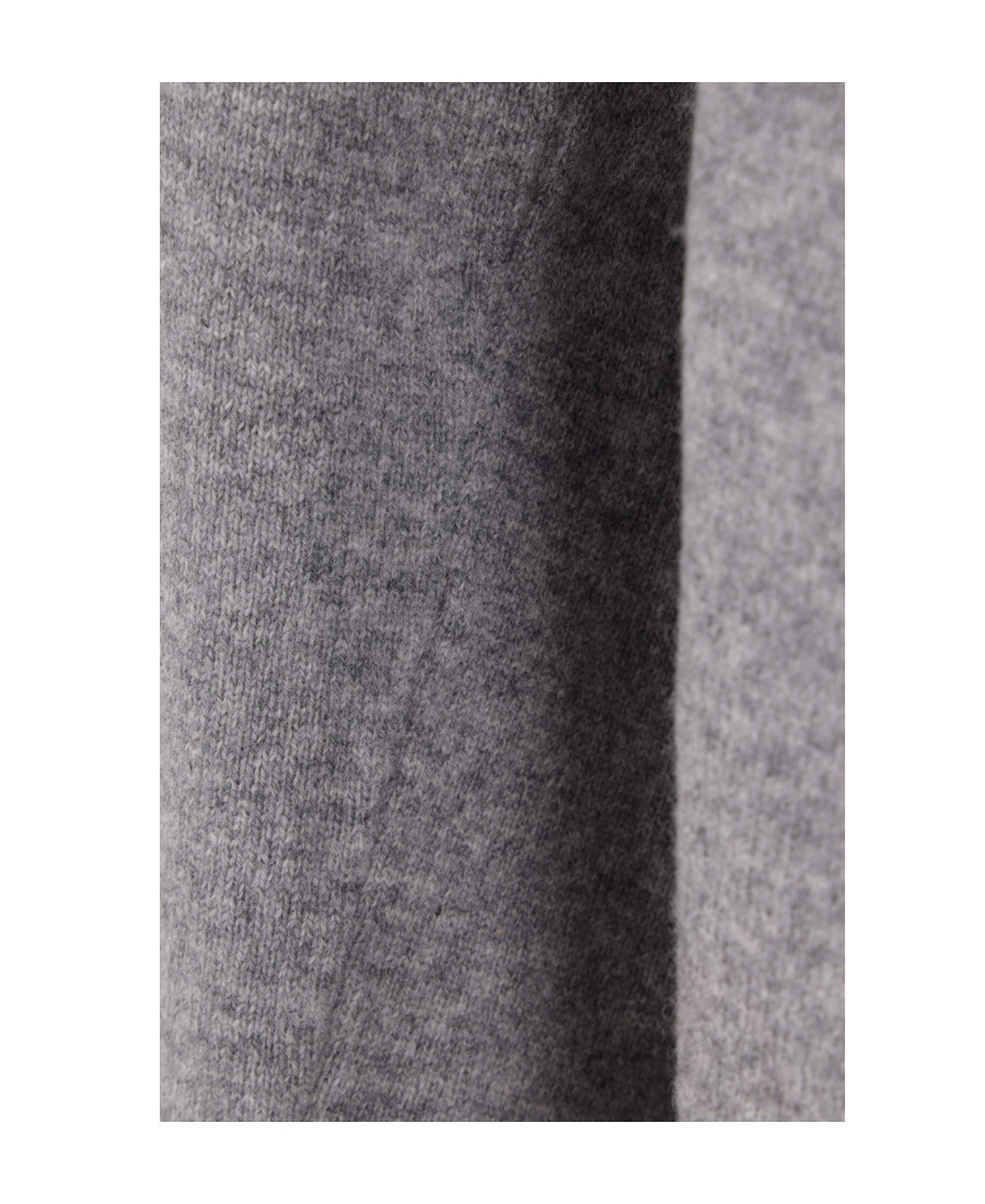 Comme Des Garçons Long-sleeved Sweater In Gray