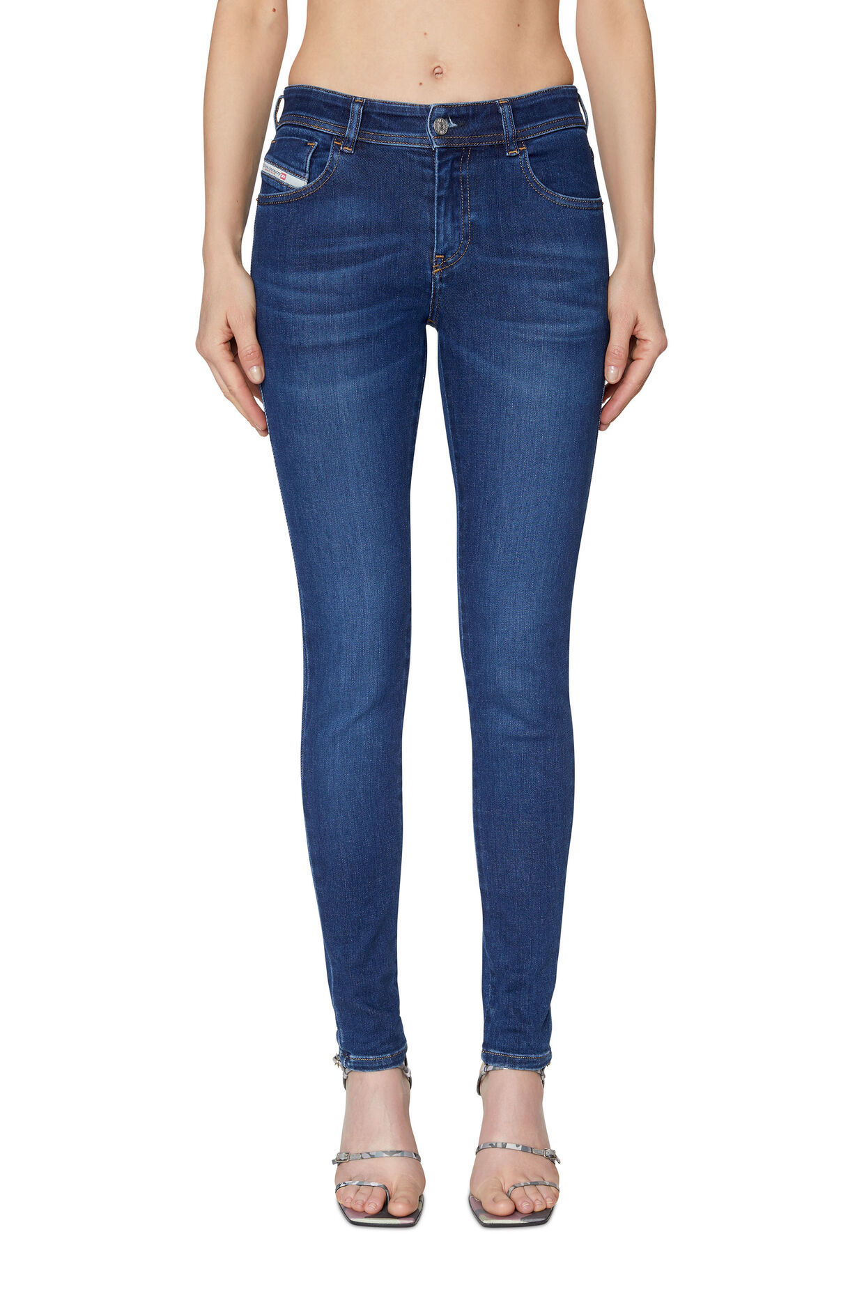 Diesel 1989 D-mine 09i28 Straight-leg Jeans In Blue