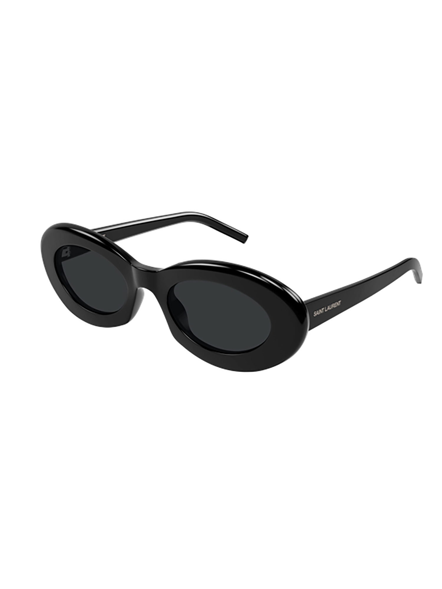 Saint Laurent Sl M136 Linea Classic 001 Black Sunglasses In Brown