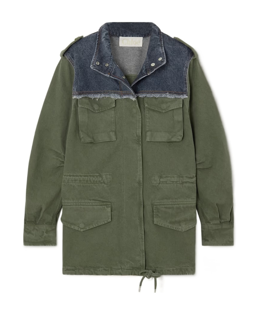 CHLOÉ UTILITARIAN SAFARI COTTON JACKET