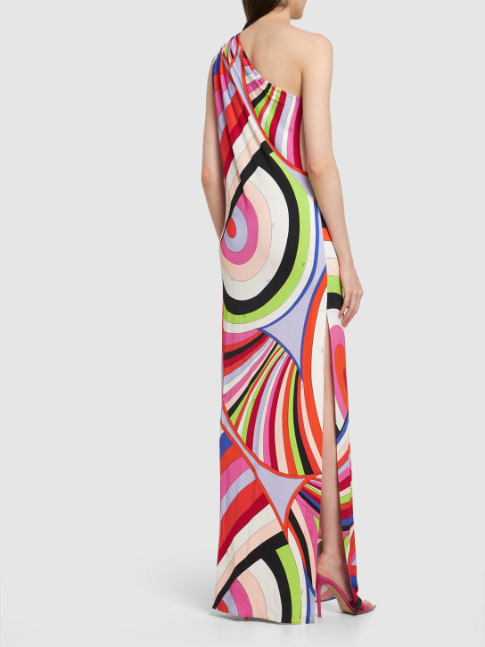 Pucci Printed One-shoulder Dress