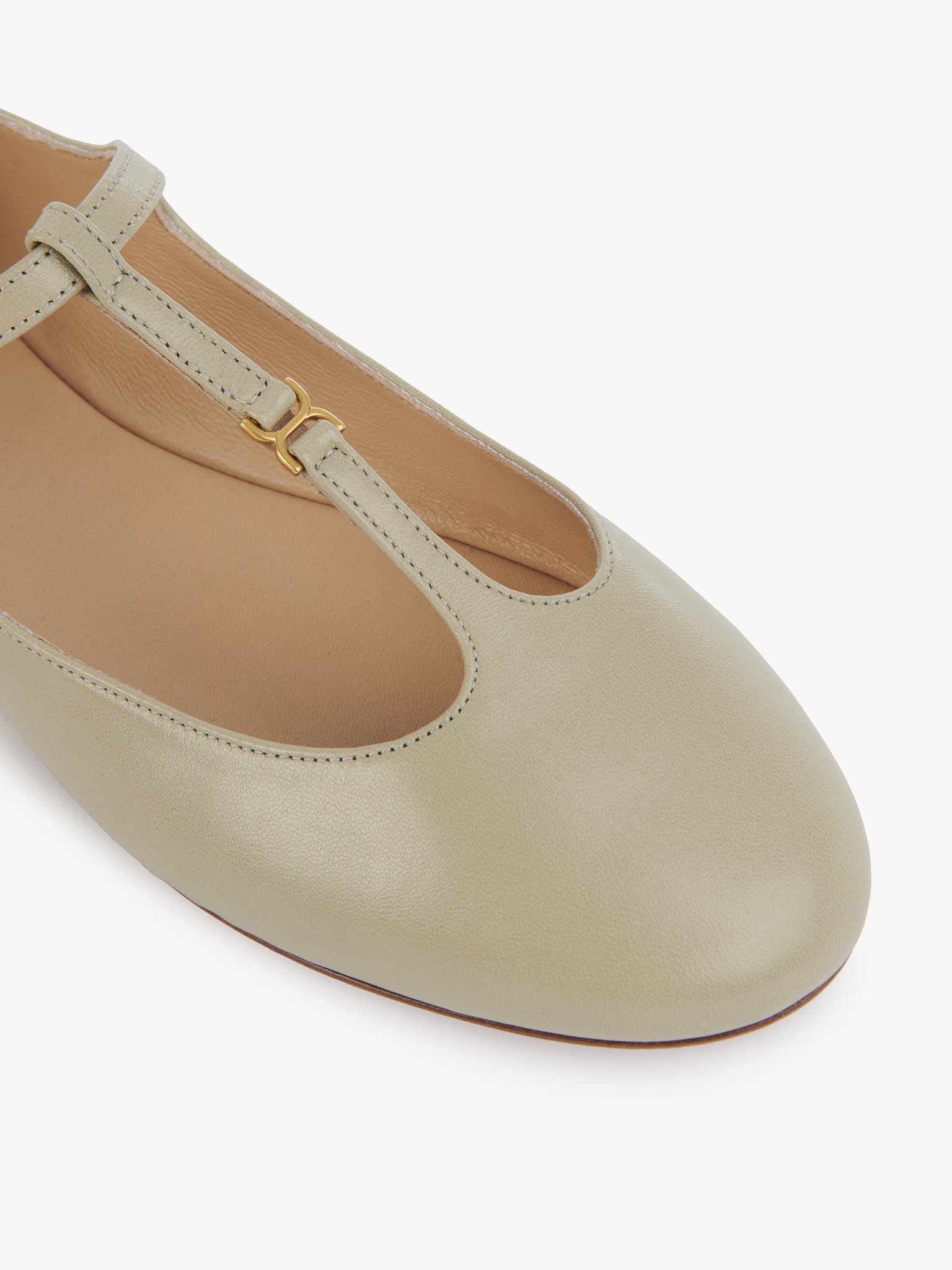 Chloé Marcie Ballet Flats In Nude