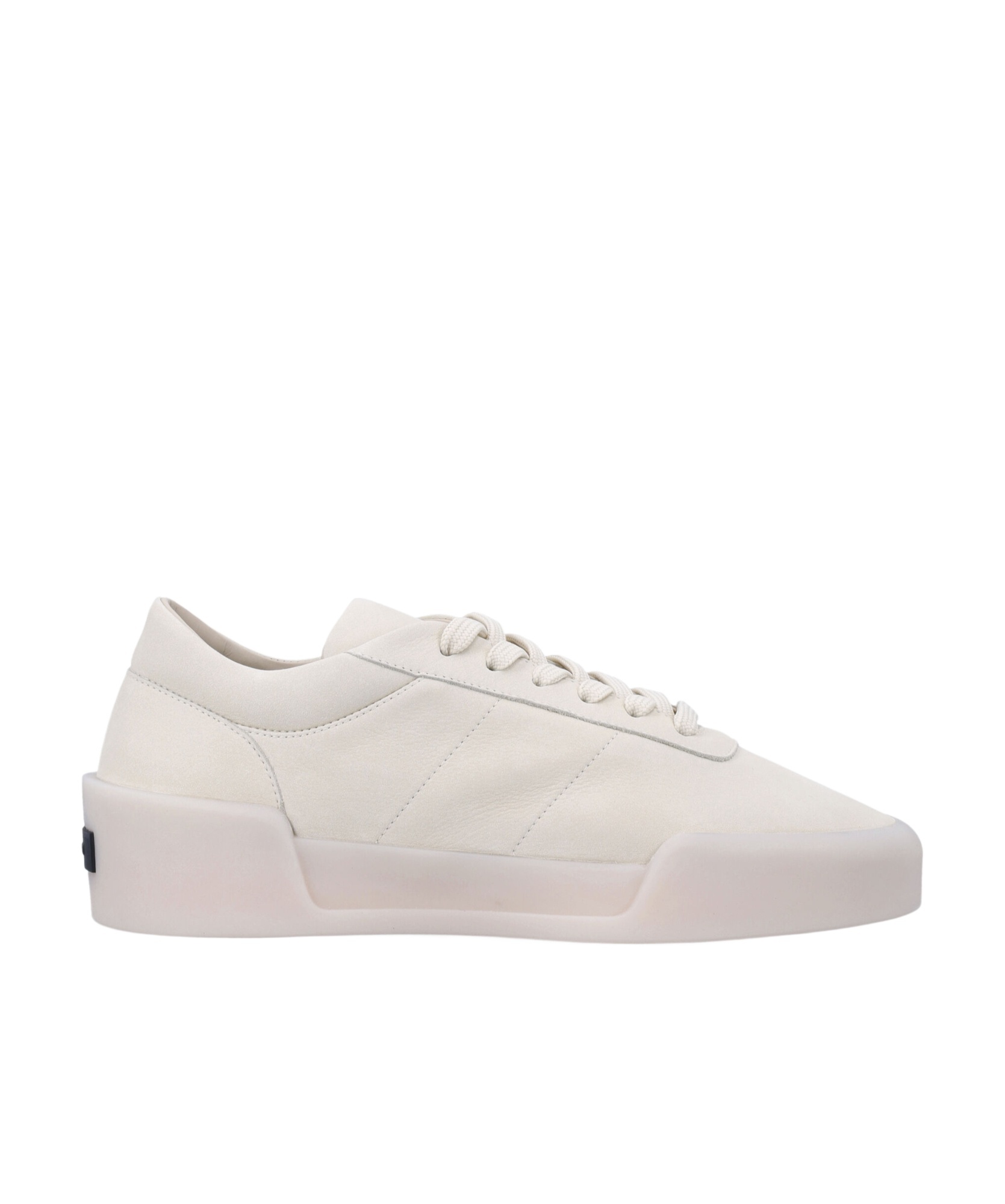 Fear Of God Man Sneakers Ivory Size 7 Leather In Metallic