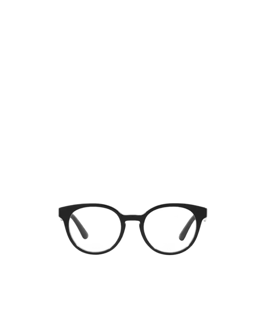 Dolce & Gabbana Round Frame Glasses In Black