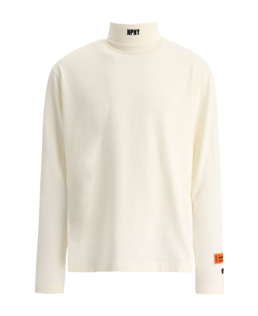 Heron Preston Logo Patch Long-sleeve T-shirt In White