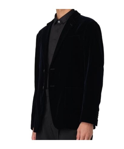 Giorgio Armani Single-breasted Blazer In Black