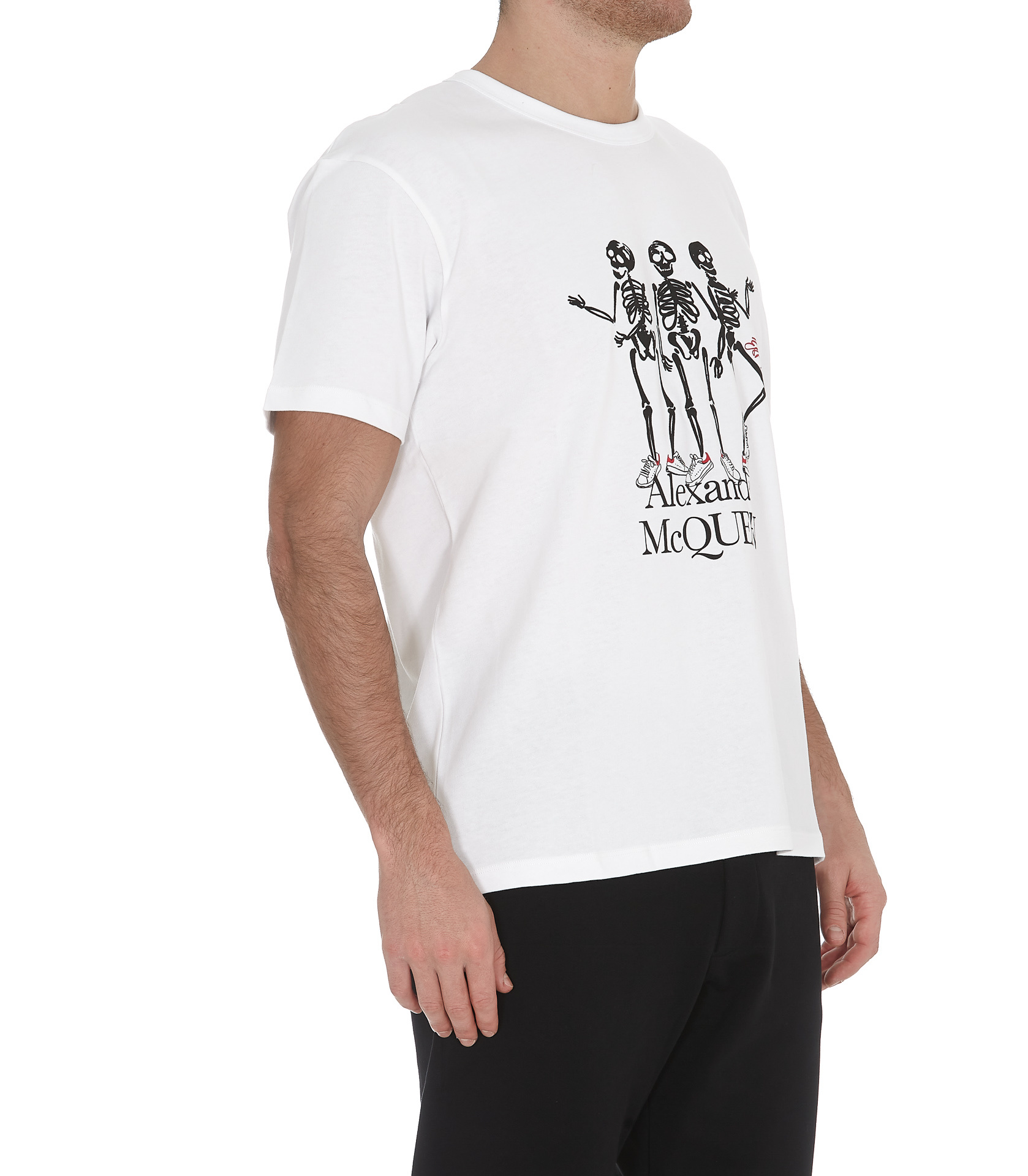 ALEXANDER MCQUEEN ALEXANDER MCQUEEN SKELETON PRINTED T-SHIRT