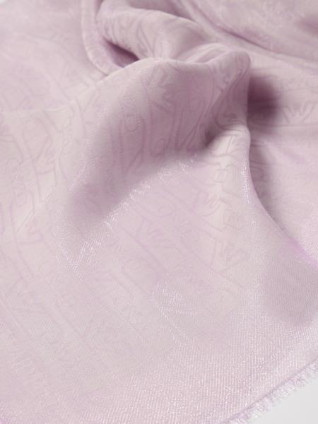 Emporio Armani Scarf With Lurex Thread In Purple