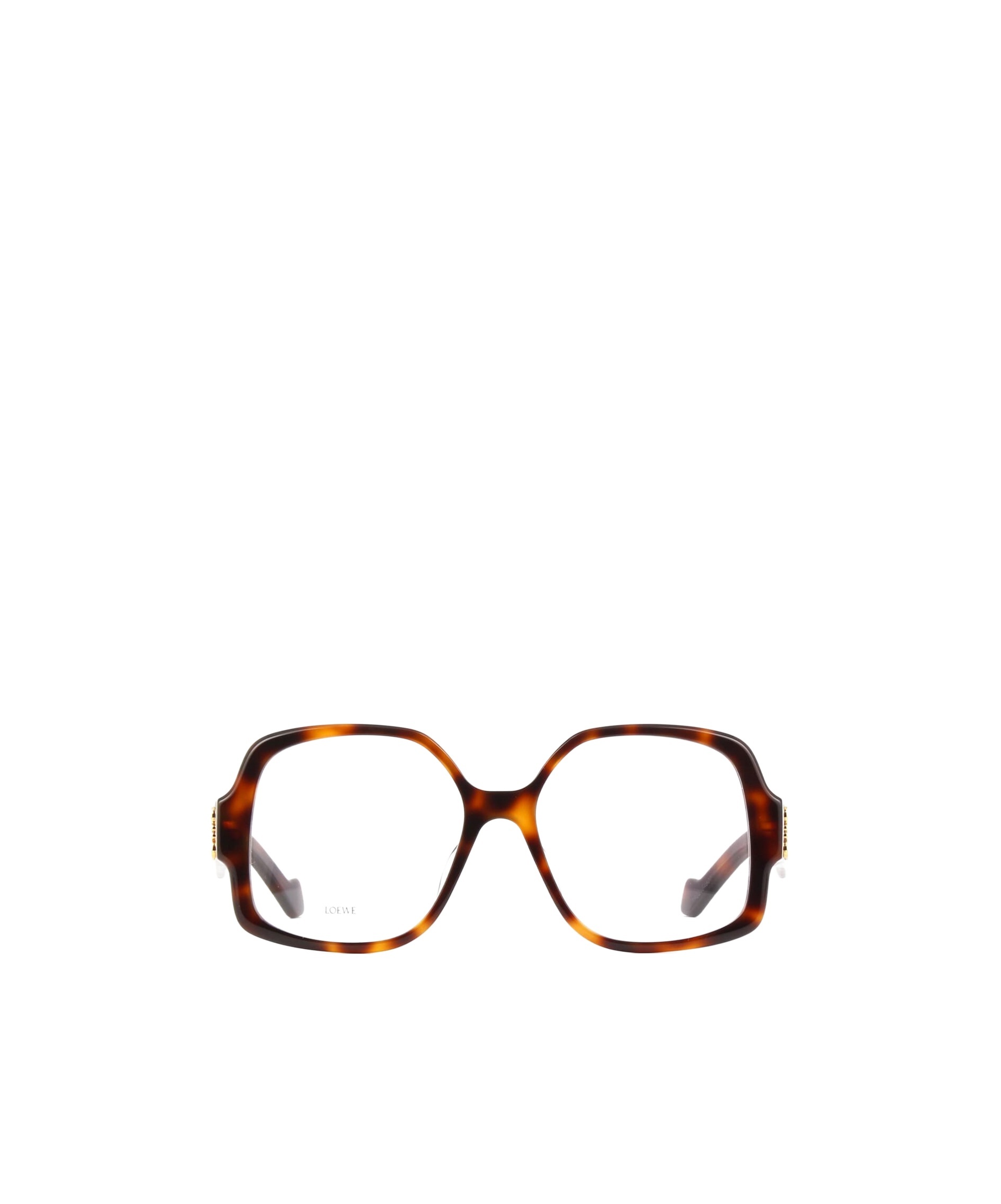 Loewe Anagram-plaque Square-frame Glasses In Multicolor