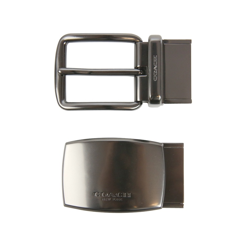 Coach Logo Embossed Belt In Black