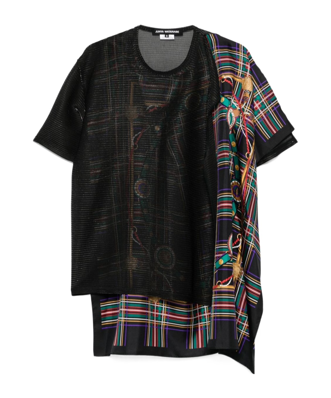 Junya Watanabe Lurex-detailed T-shirt