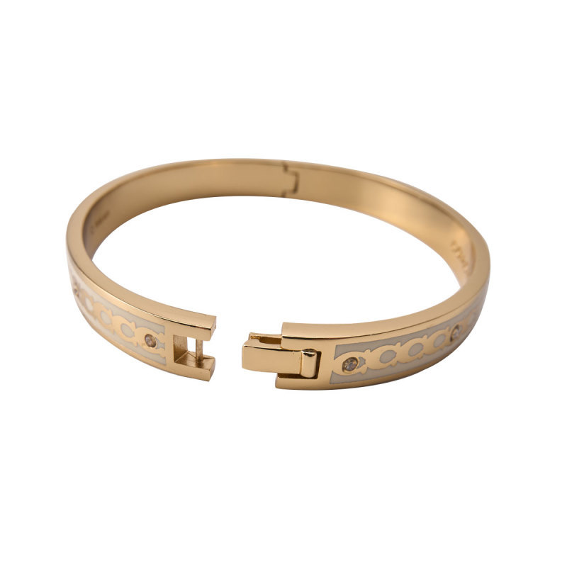 Shop Coach Signature Bangle Bracelet
