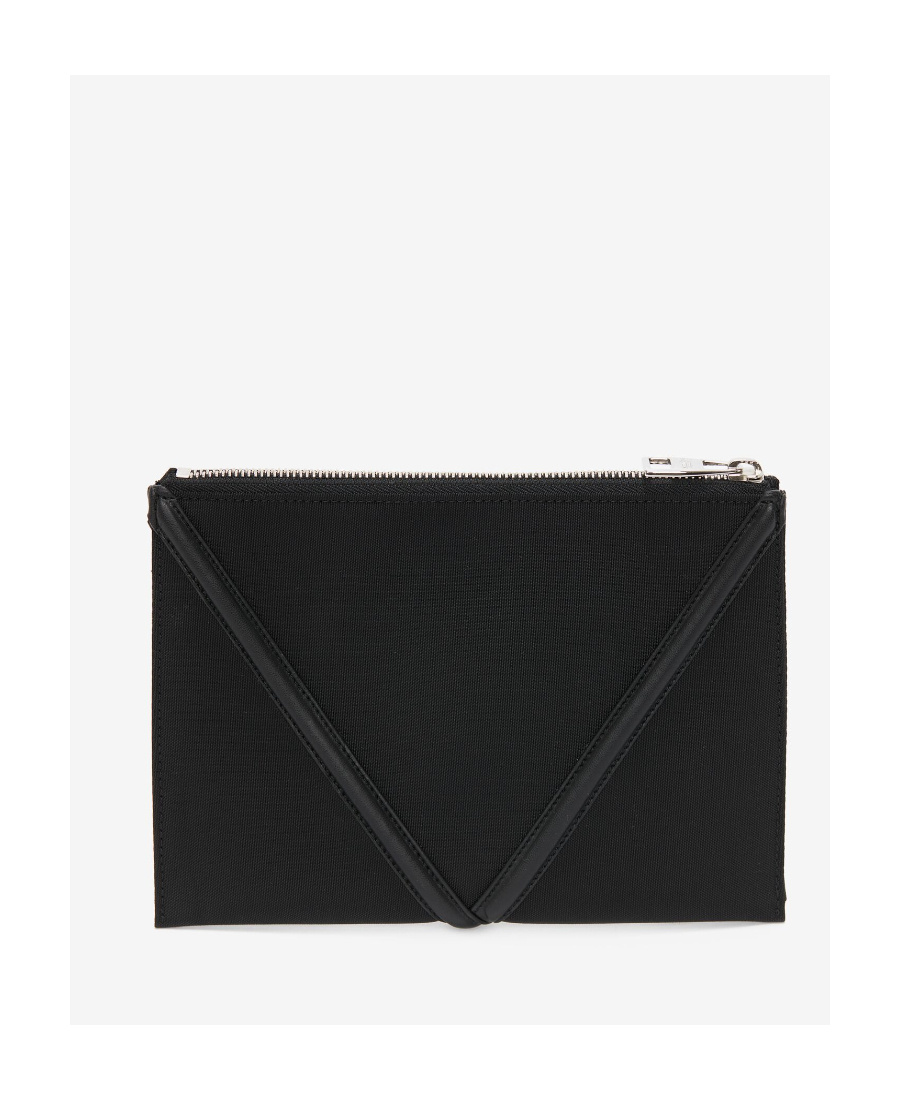 ALEXANDER MCQUEEN LOGO-PRINT ENVELOPE CLUTCH