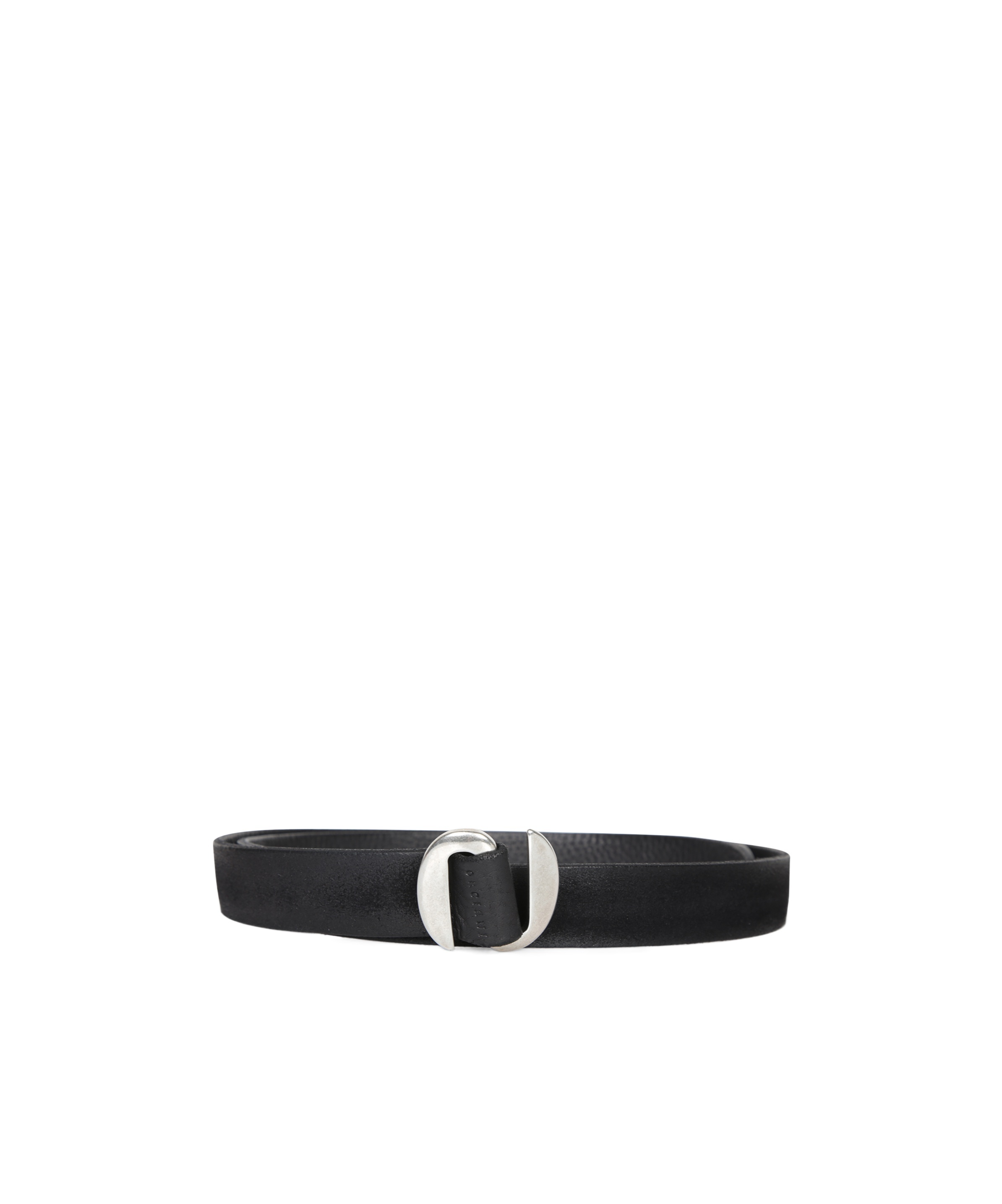 Orciani Suede Double Belt In Black