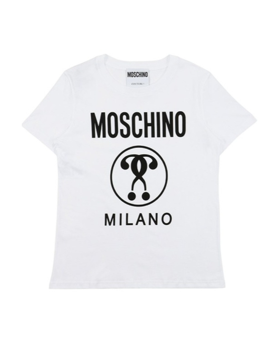 Moschino Logo Details Short-sleeved T-shirt In White