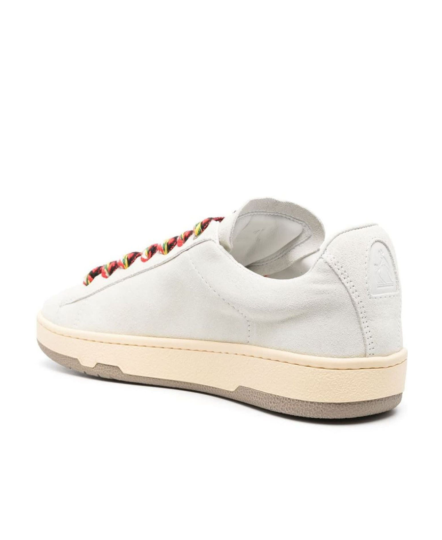 Lanvin Lite Curb Low-top Sneakers In White
