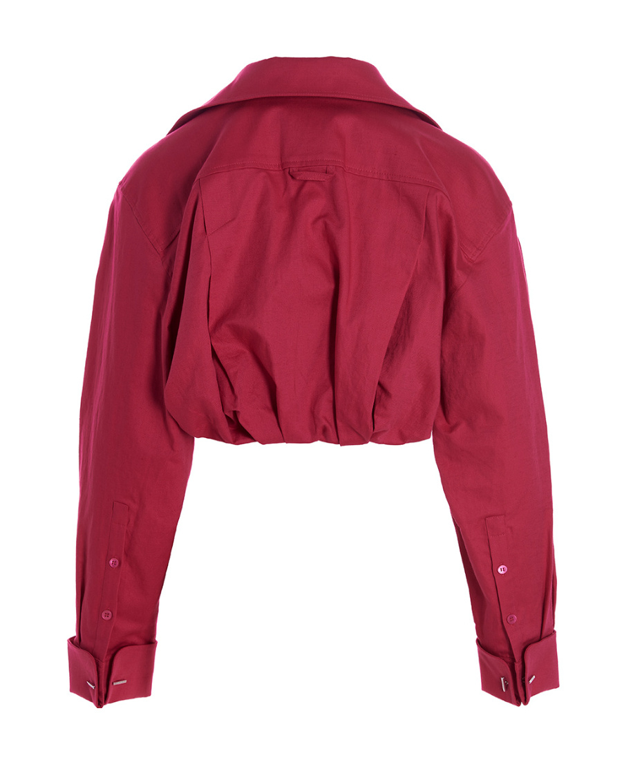 Jacquemus Short Style Shirt In Red