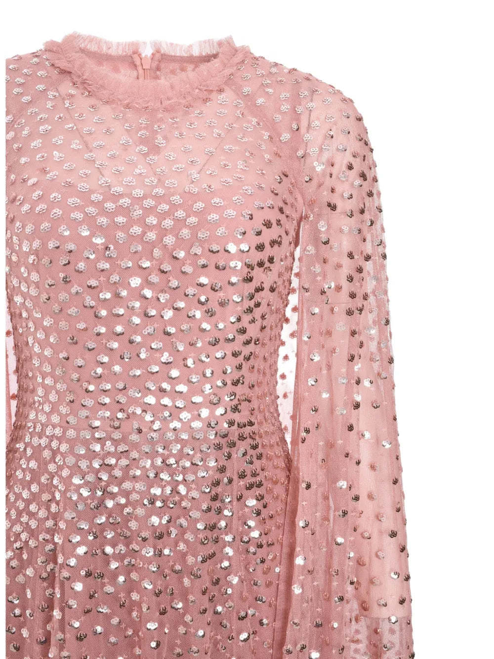 Needle & Thread Sequined Dress In Pink