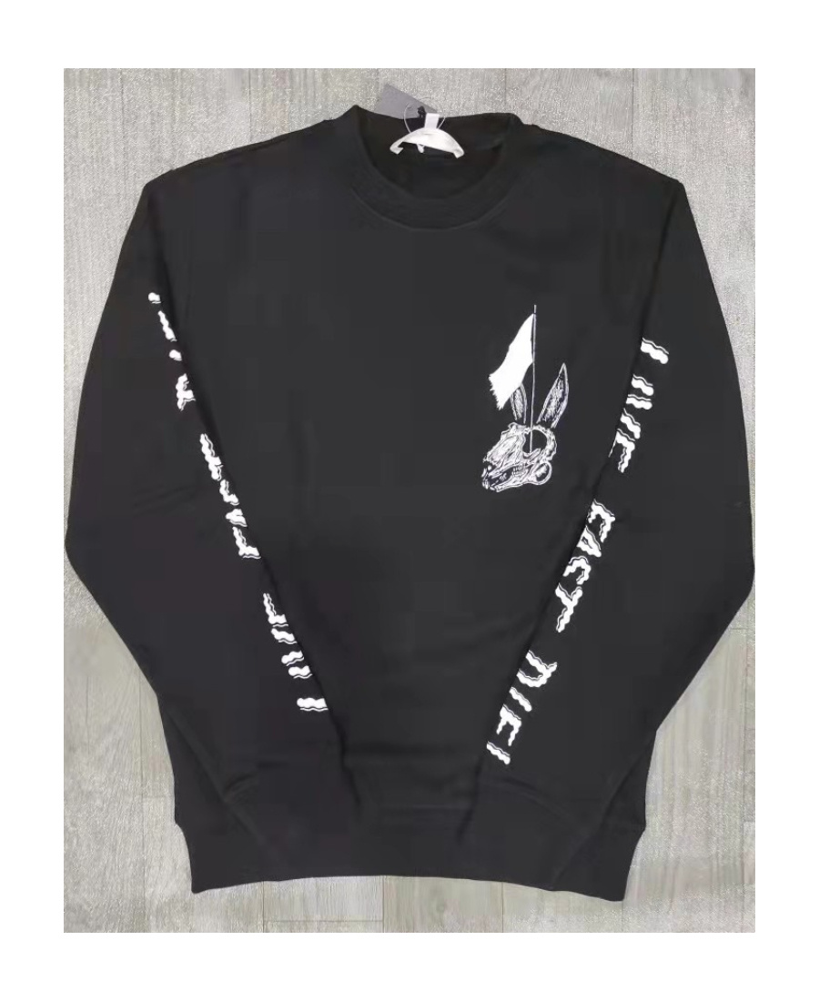Alexander Mcqueen Logo Round-necked Sweater In Black