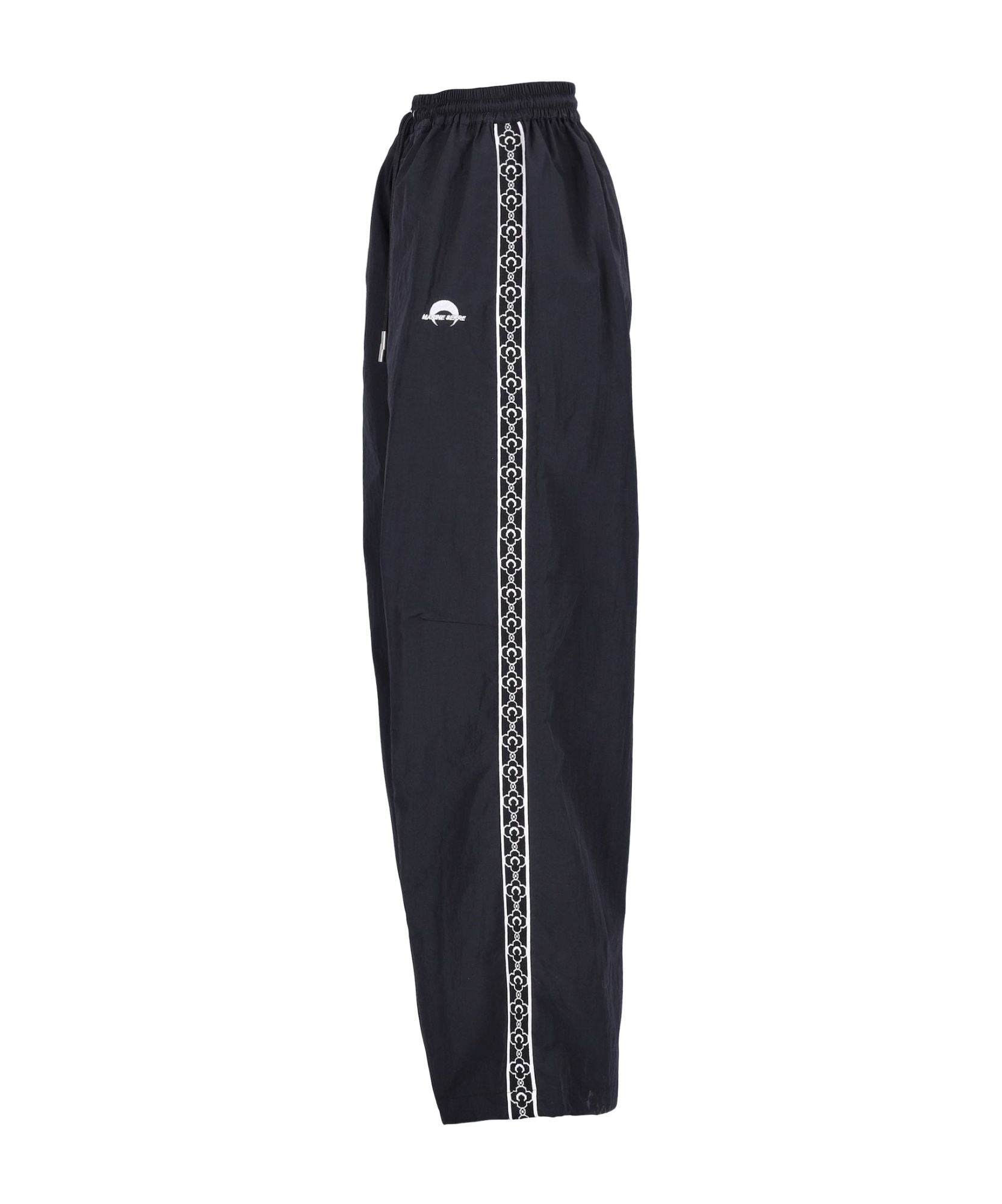 Marine Serre Drawstring Casual Pants In Black
