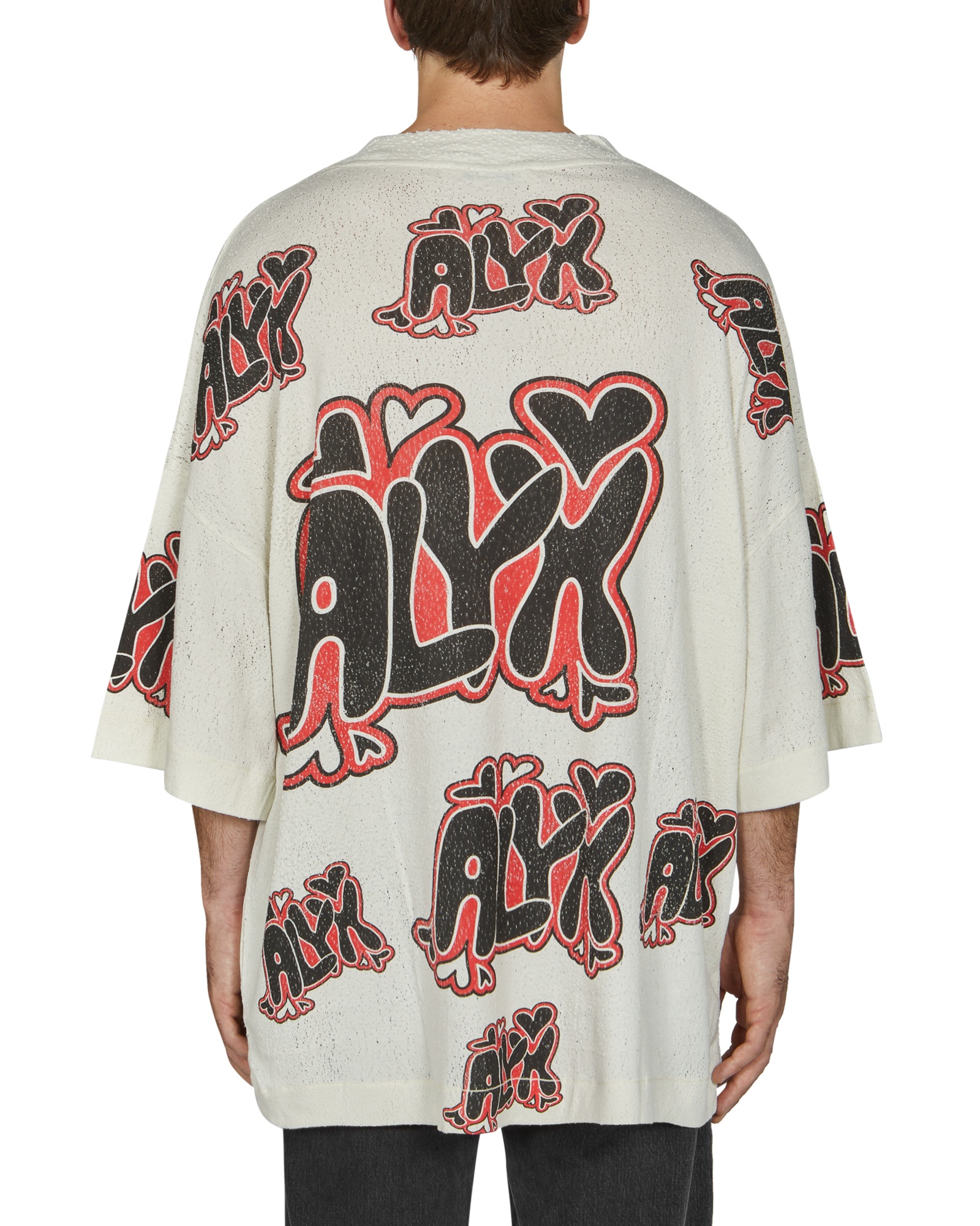 Alyx 1017 9sm Logo Printed Oversize T-shirt In Multicolor