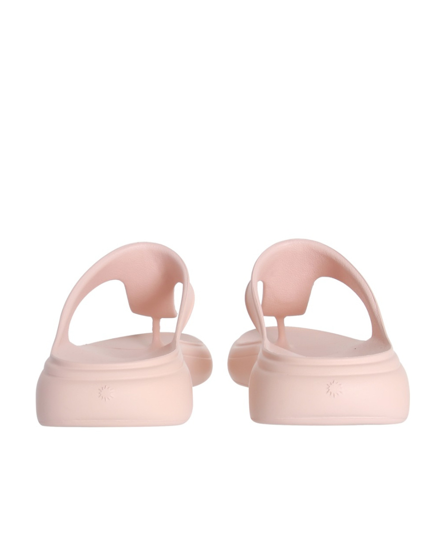 Stuart Weitzman Stuflex T-strap Slide Sandals In Nude
