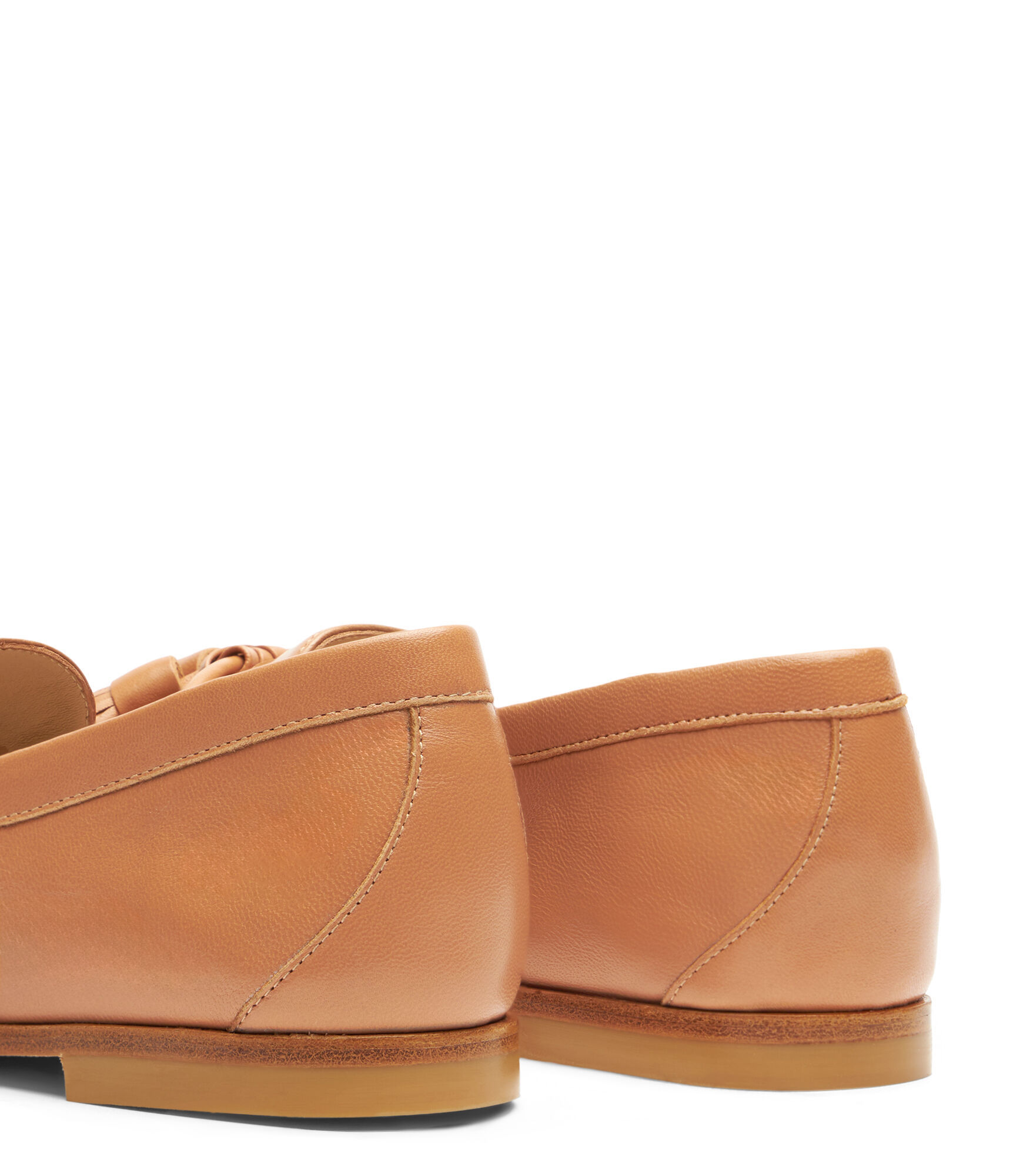Stuart Weitzman Monday Tassel Loafer Shoes In Brown