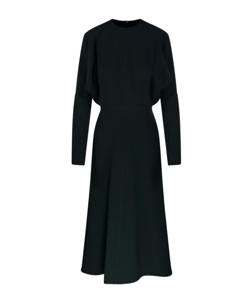 Victoria Beckham Long Sleeve Dolman Midi Dress