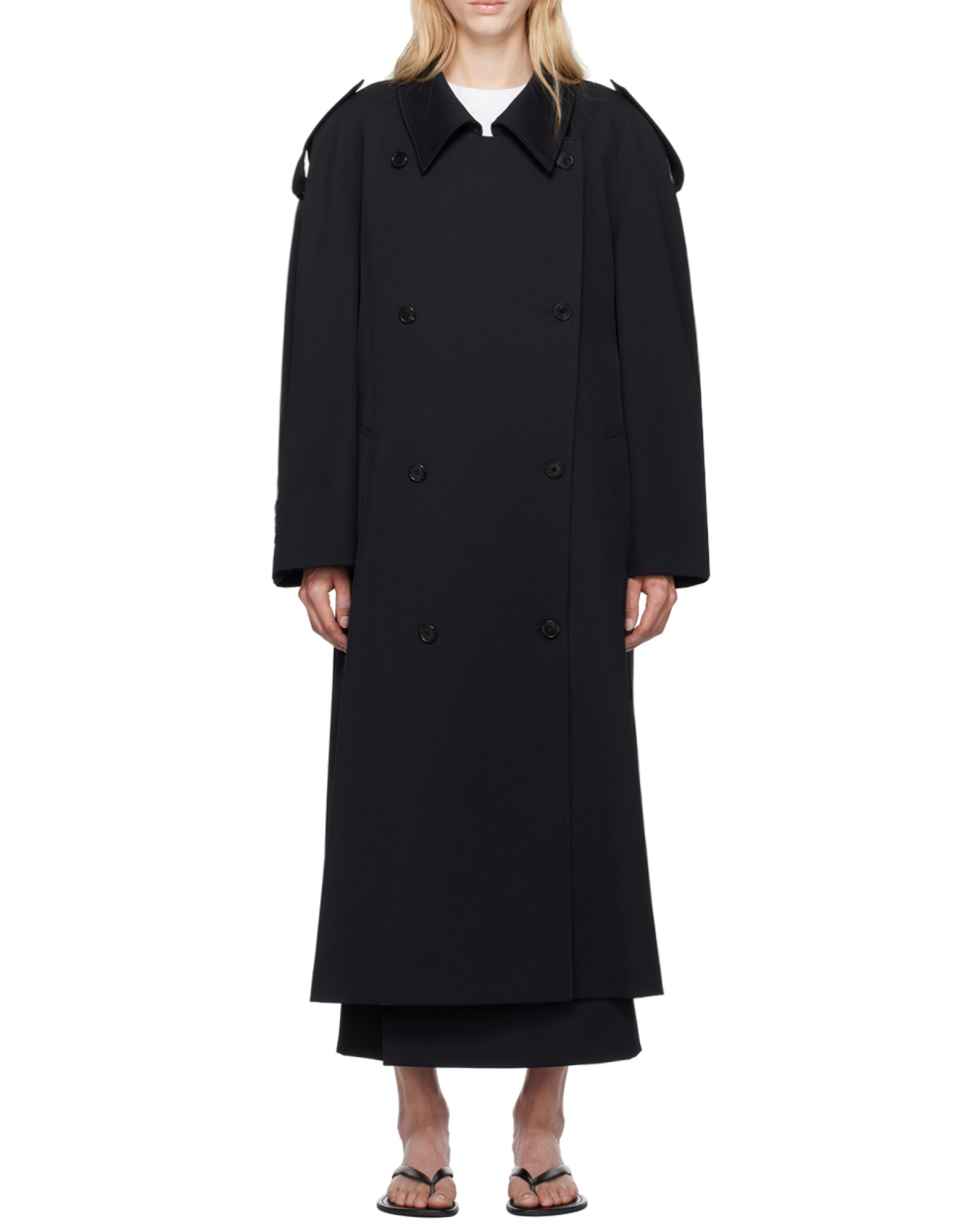 The Row Denver Freshly Cut Wool Coat