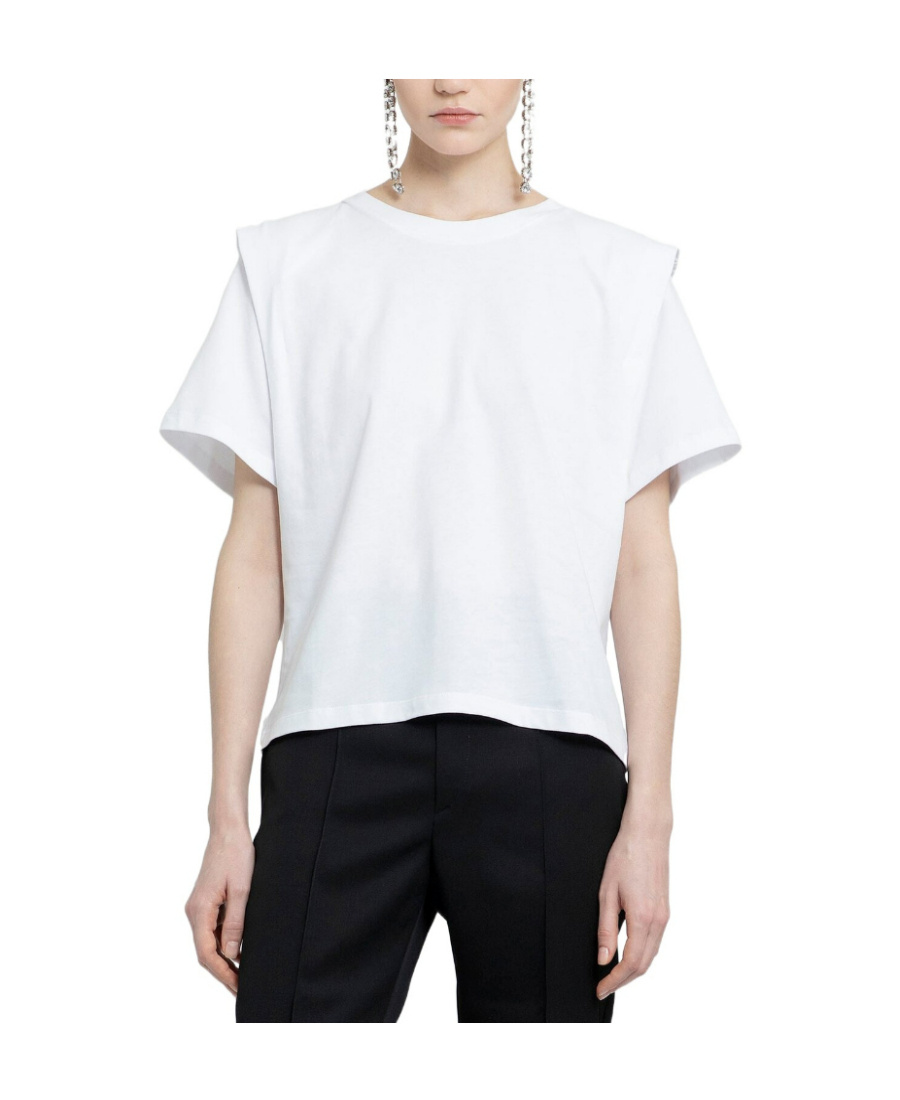 Isabel Marant Zelitos T-shirt In White Cotton In White