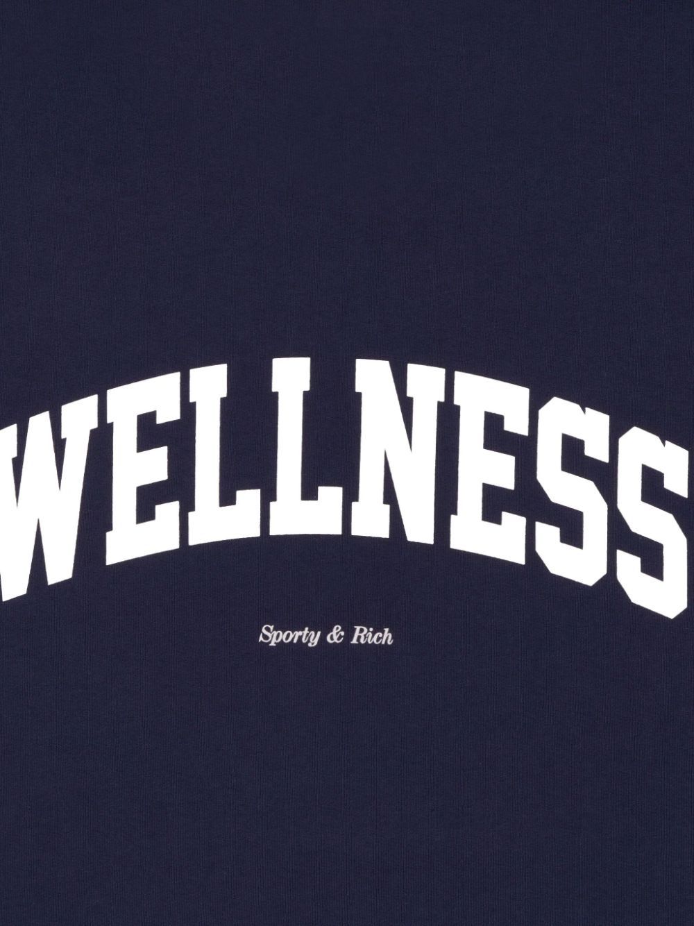 Sporty And Rich Slogan Printed Hoodie In Black
