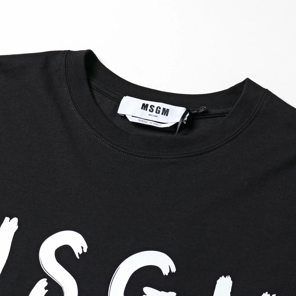 Msgm Cotton T-shirt In Black