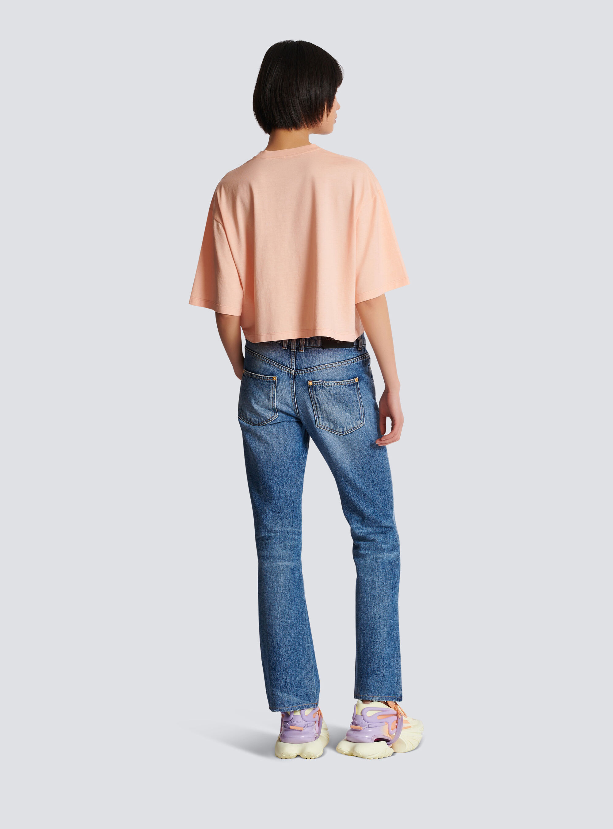 Balmain Vintage T-shirt In Nude